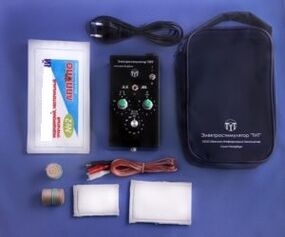 Electrostimulatory devices for the treatment of prostatitis