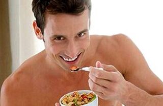 Food correction for prostatitis
